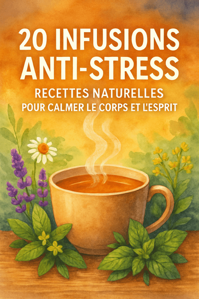 20 Infusions Anti-Stress – Recettes Naturelles pour Calmer le Corps et l’Esprit