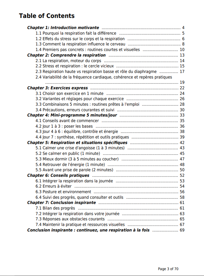 Respirez mieux en 5 minutes par jour